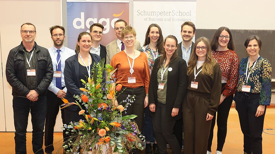 Das Team des Bergischen Kompetenzzentrums auf der DGGÖ-Jahrestagung 2026